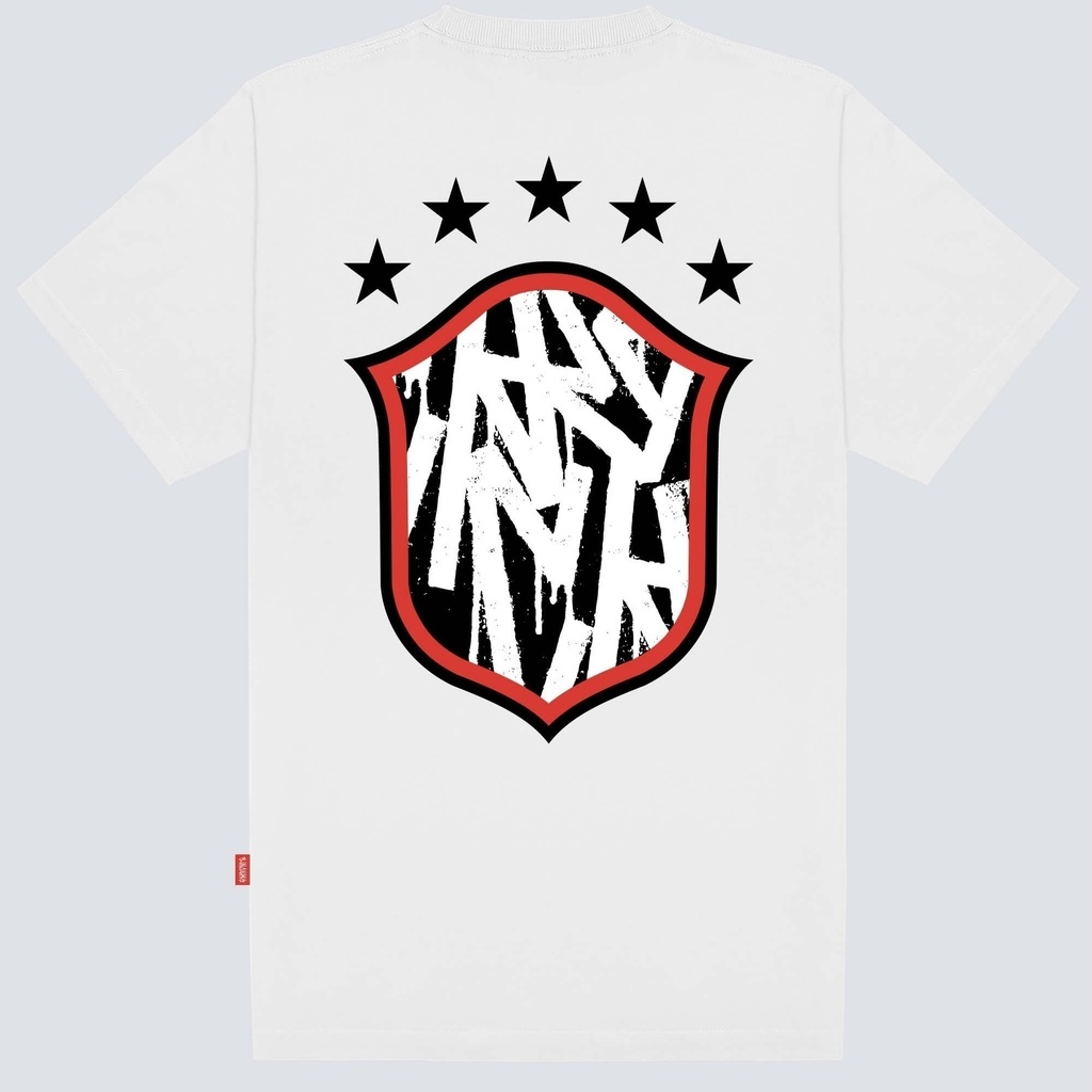 CAMISETA CHRONIC - AGORA O HEXA VEM BRANCO