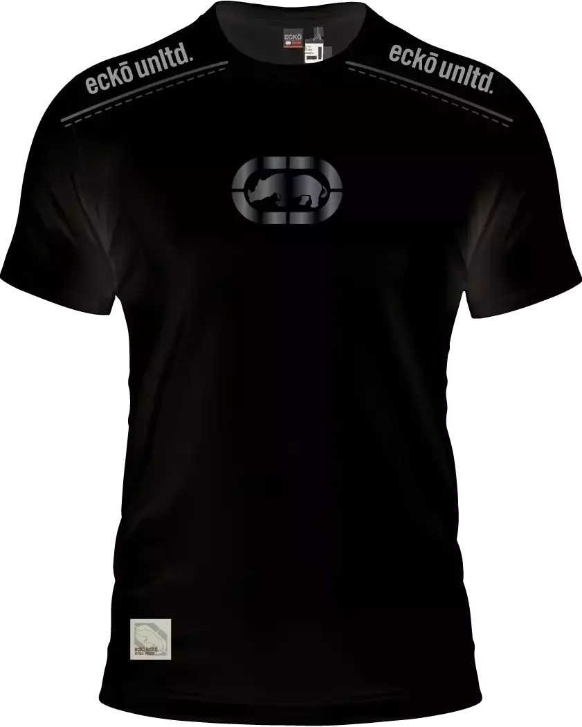 CAMISETA ECKO - CETIM FIT PRETO