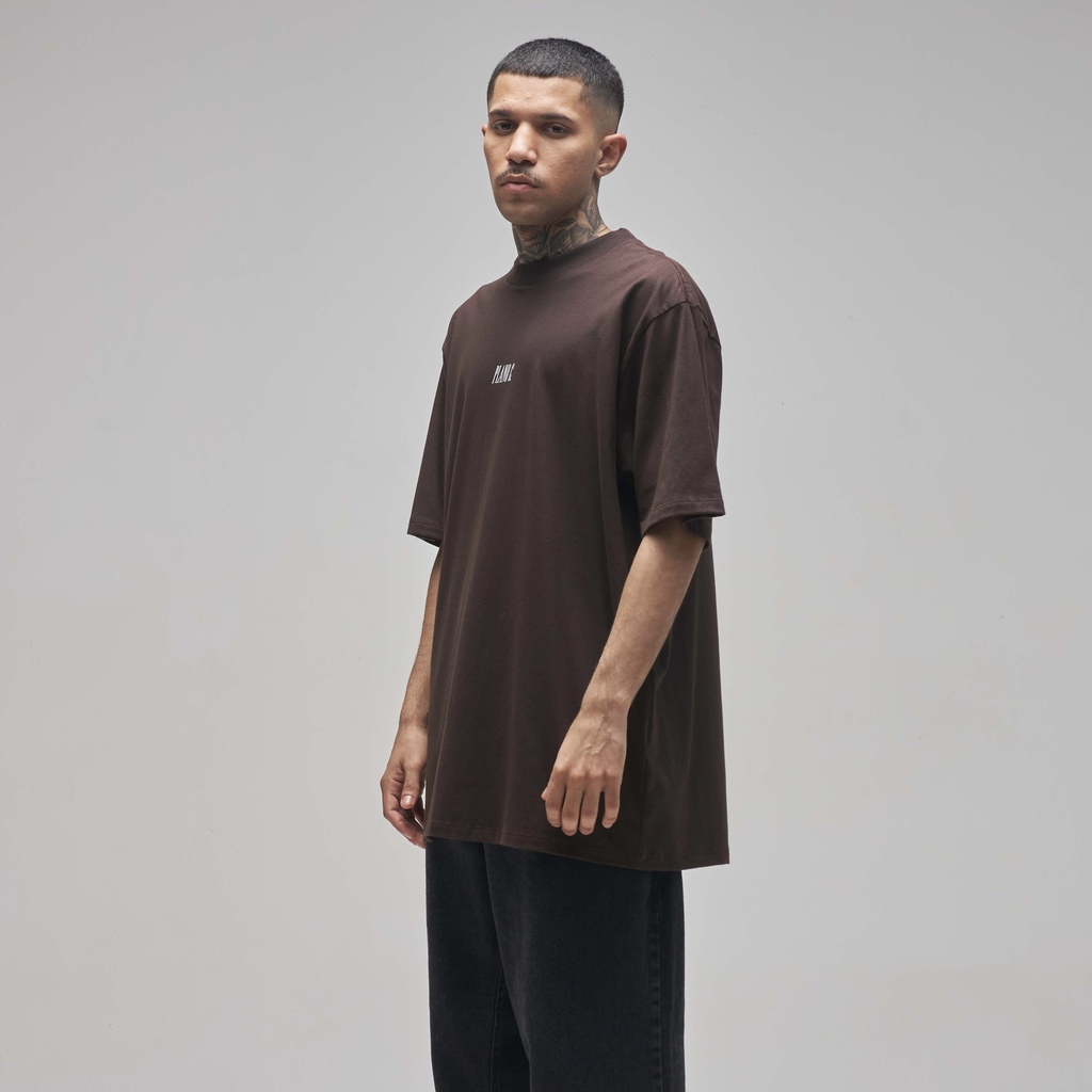 CAMISETA PLANO C - LOGO GRADIENT MARROM