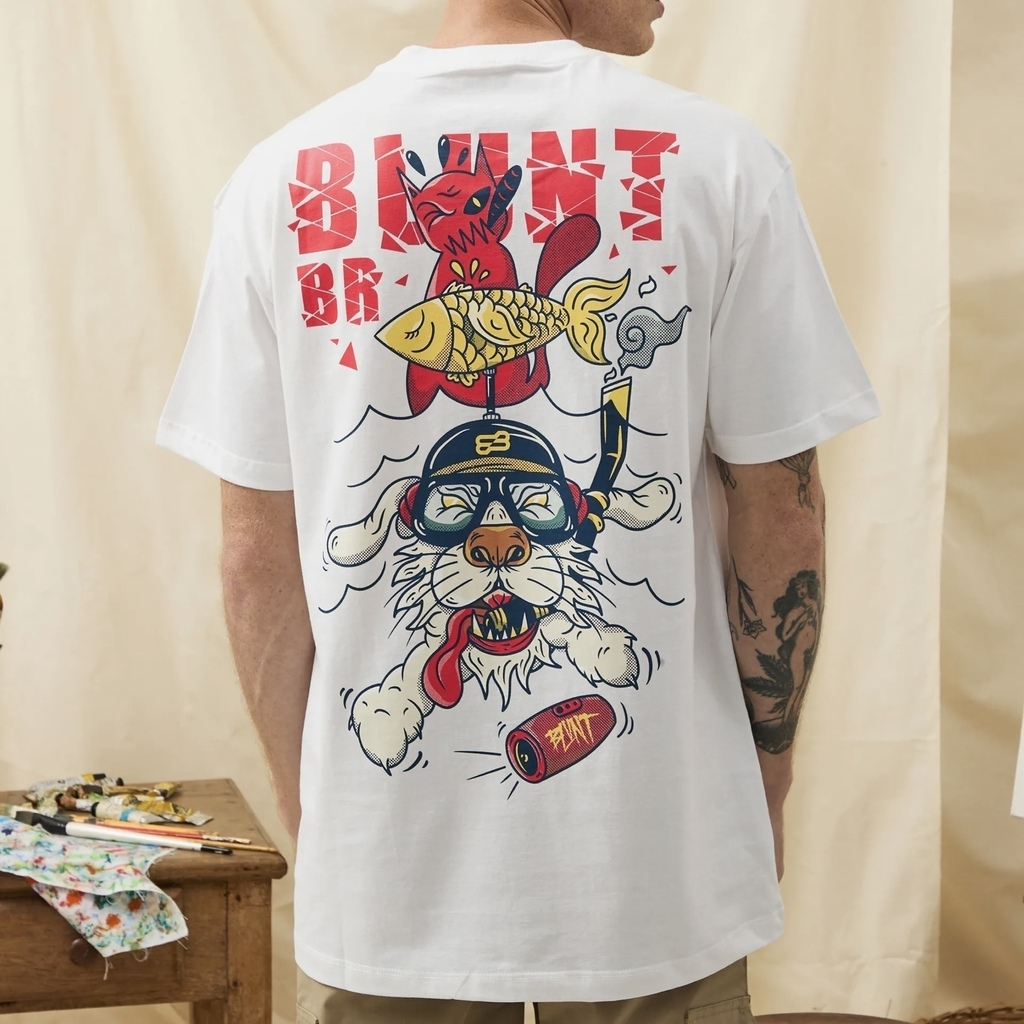 CAMISETA BLUNT - CRAZY DOG BRANCO