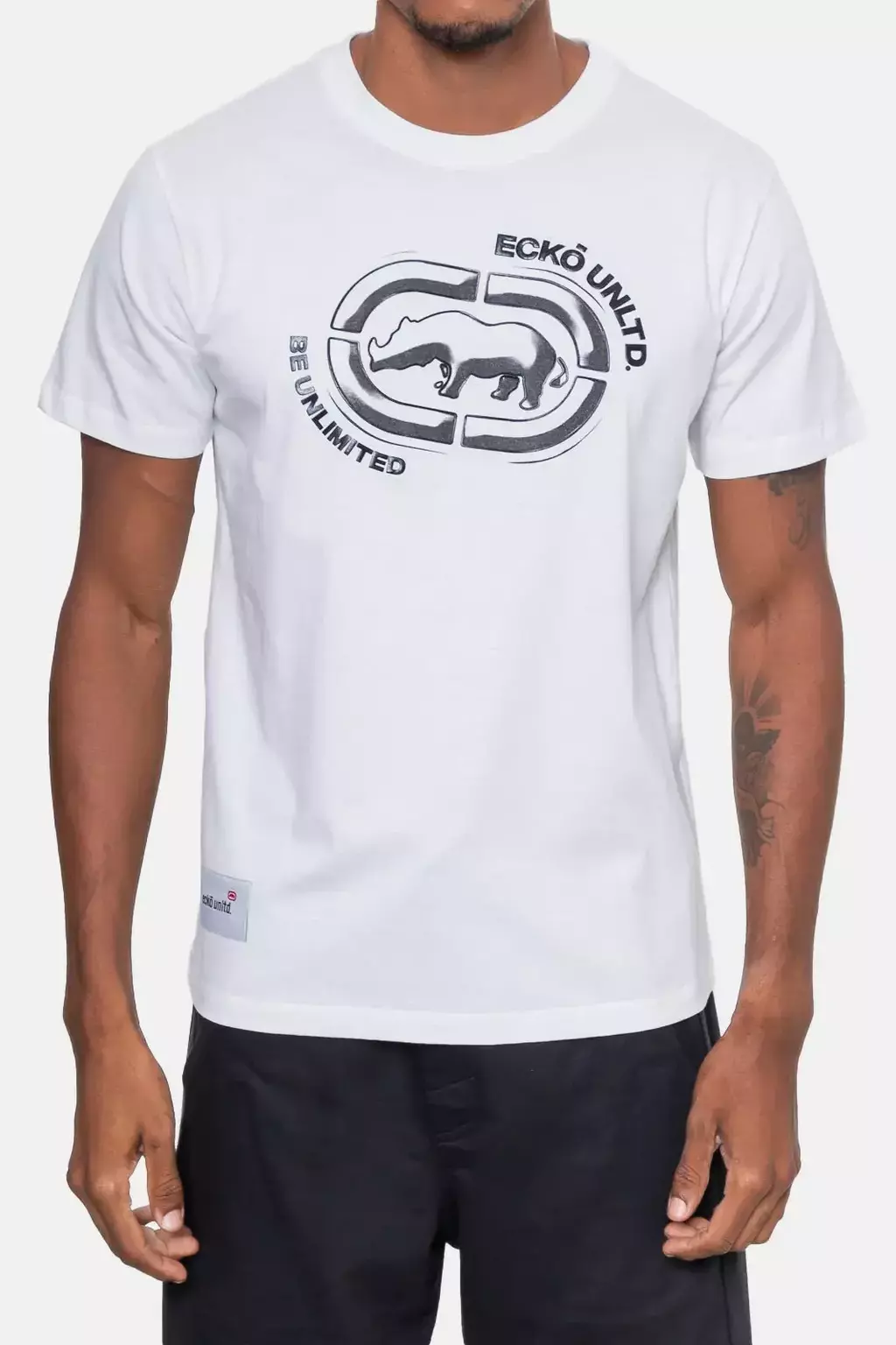 CAMISETA ECKO - WAR BRANCO