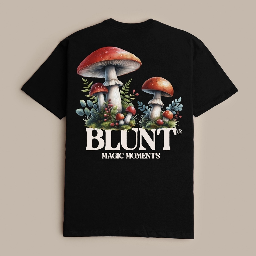 CAMISETA BLUNT - PREMIUM SMURFS PRETO