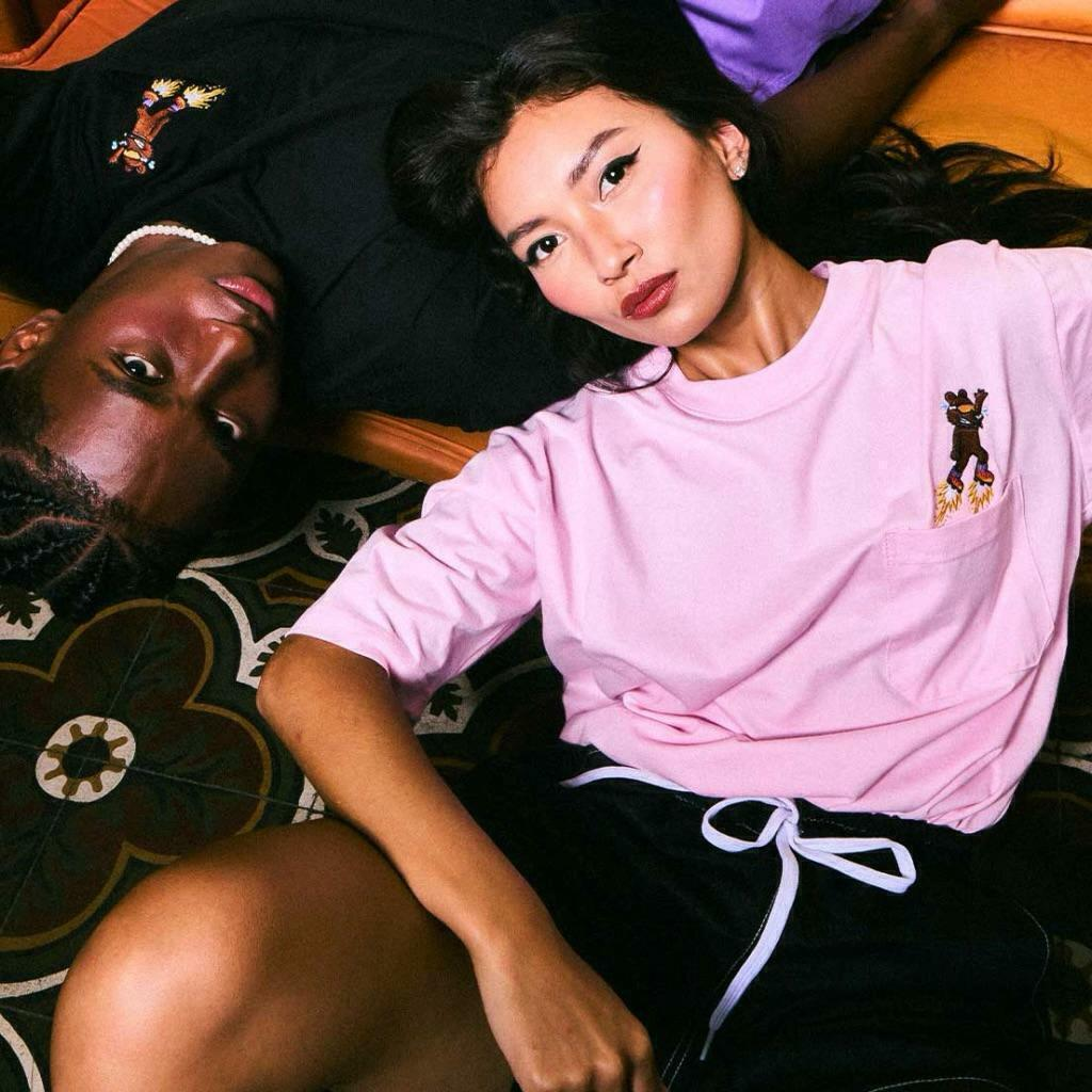 CAMISETA PRISON - STREETWEAR BORDADA TEDDY BEARD PINK