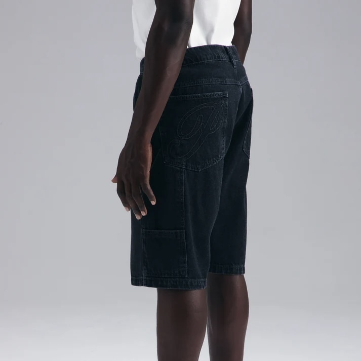 BERMUDA PLANO C - DENIM CARPETER BLACK