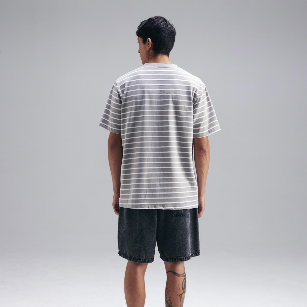 CAMISETA PLANO C - LISTRADA FLAME CINZA