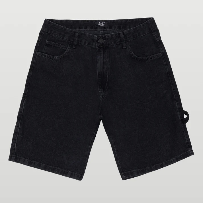 BERMUDA PLANO C - DENIM CARPETER BLACK