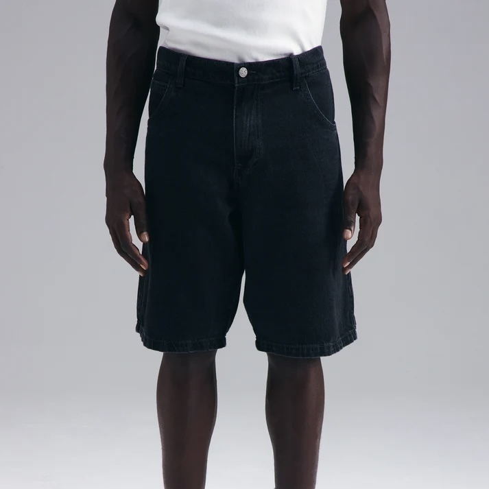 BERMUDA PLANO C - DENIM CARPETER BLACK