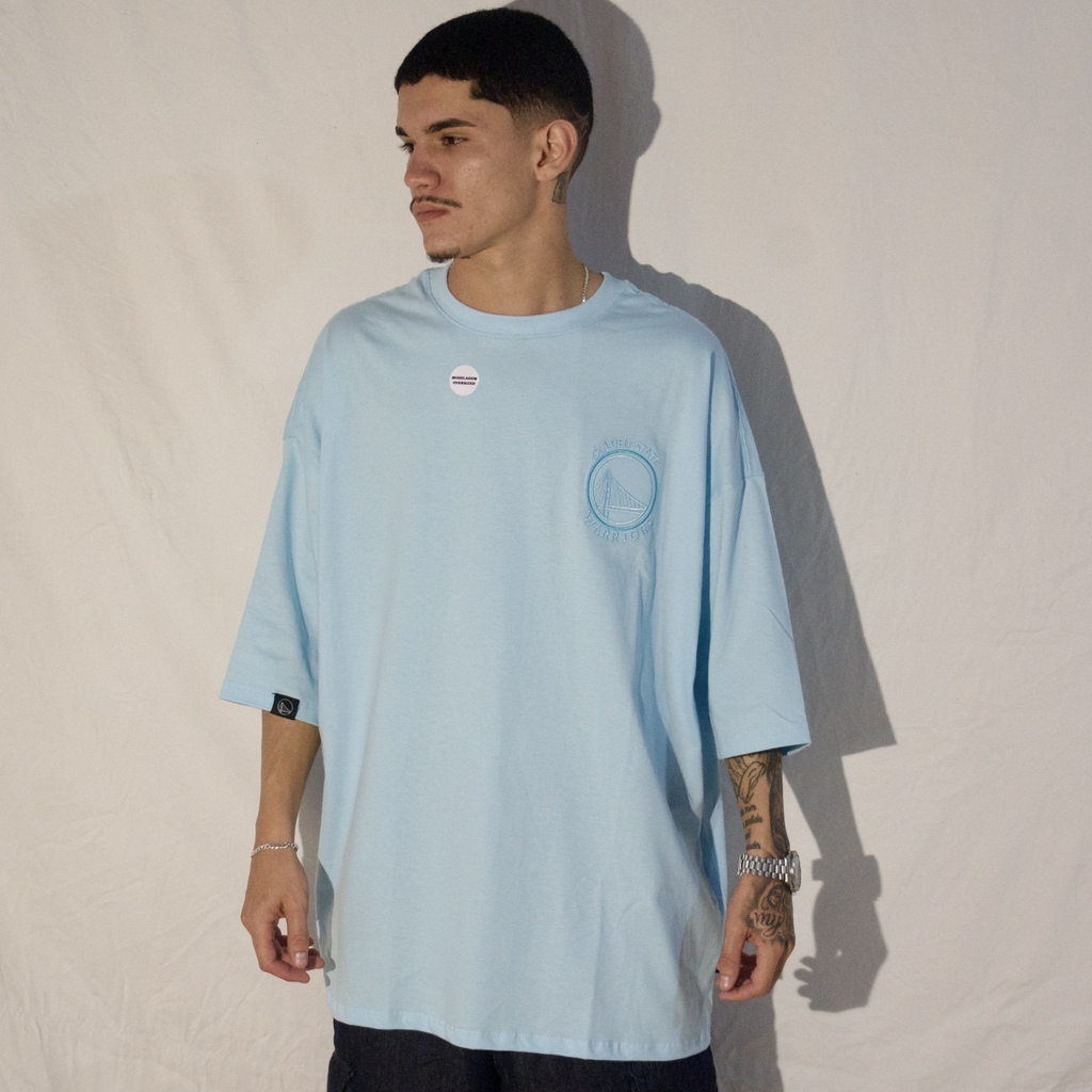 CAMISETA NBA - GOLDEN STATE WARRIORS BASIC AZUL