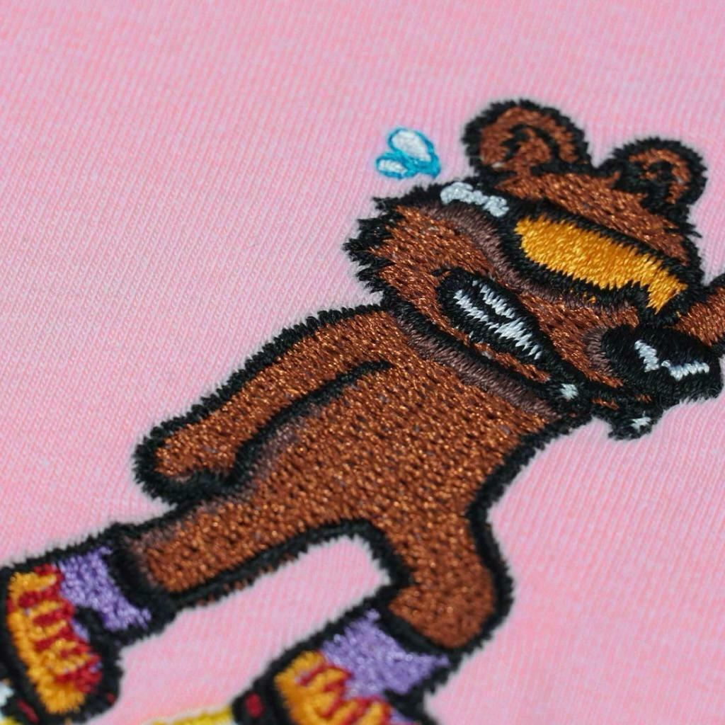 CAMISETA PRISON - STREETWEAR BORDADA TEDDY BEARD PINK