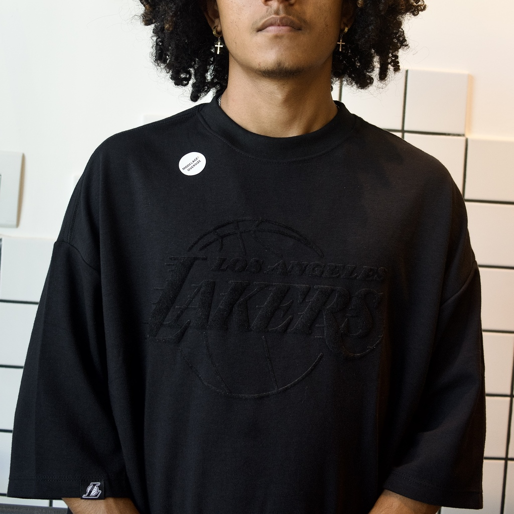 CAMISETA NBA - LAKERS OVER BLACK