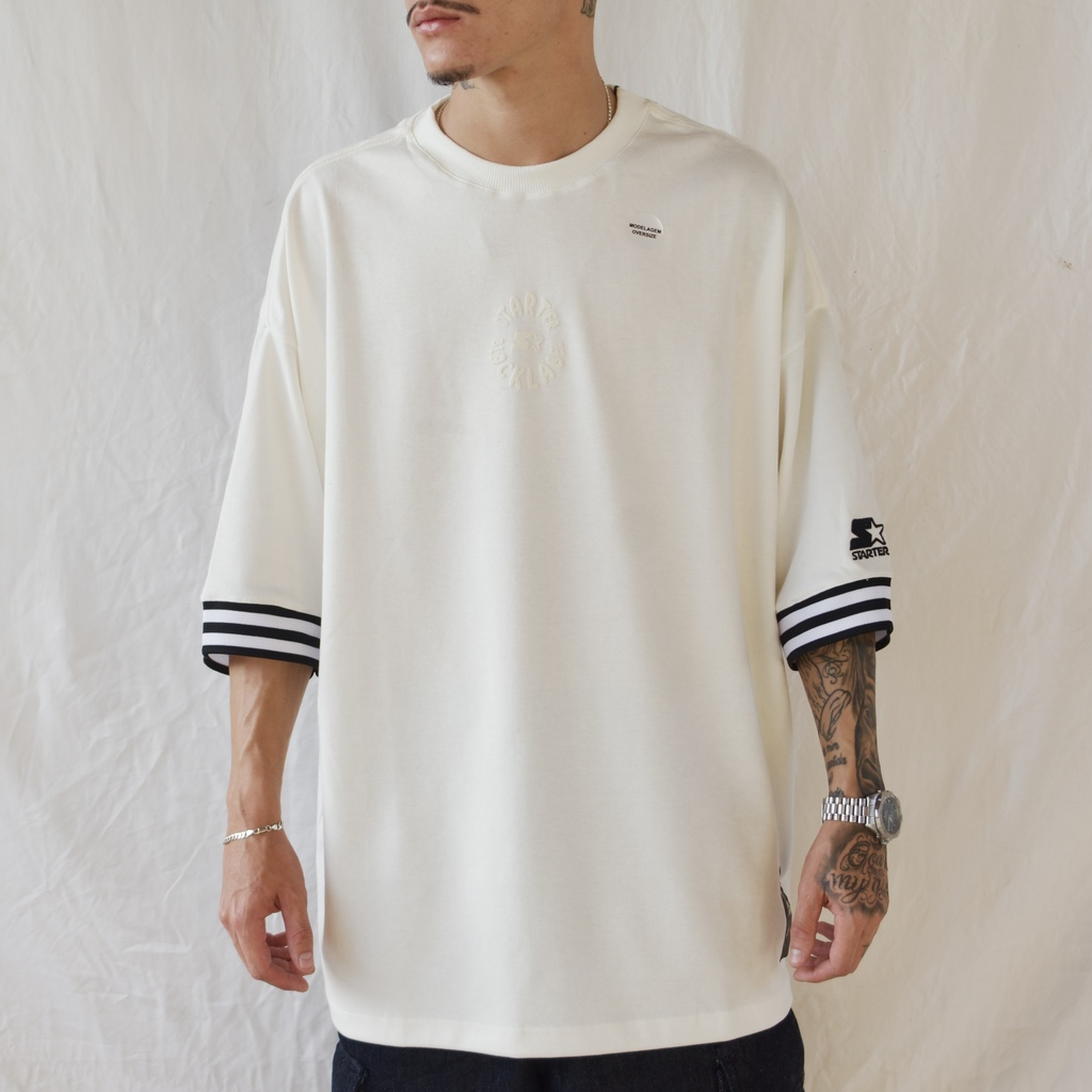 CAMISETA STARTER - OVER CONCEPT OFFWHITE
