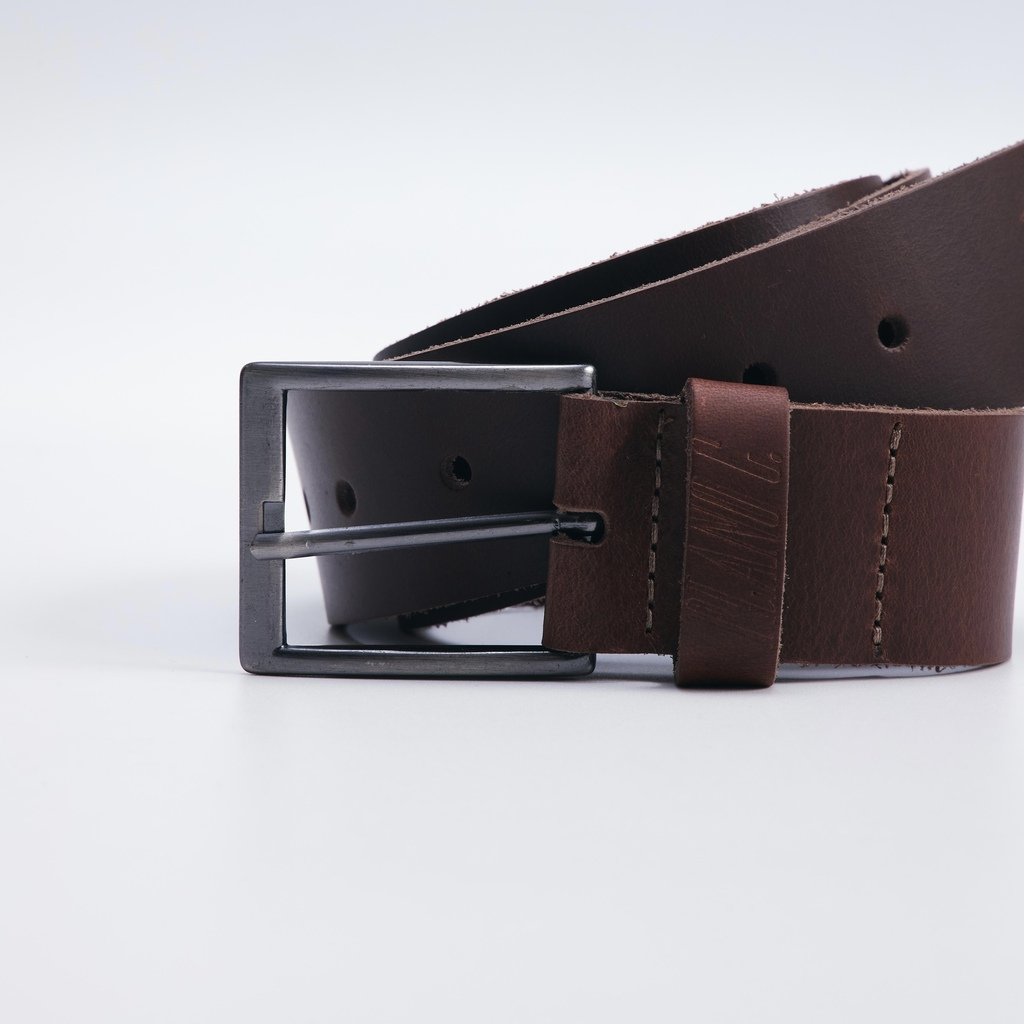 CINTO PLANO C - CLASSIC FOSSIL COURO CAPUCCINO