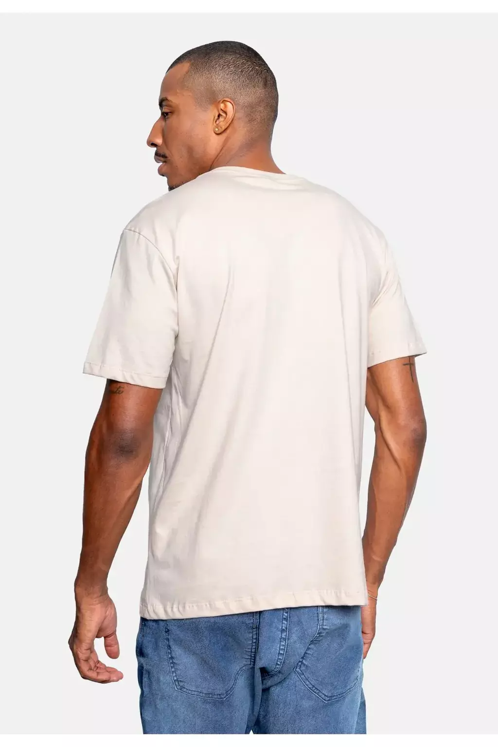 CAMISETA ECKO - OFF BEGE