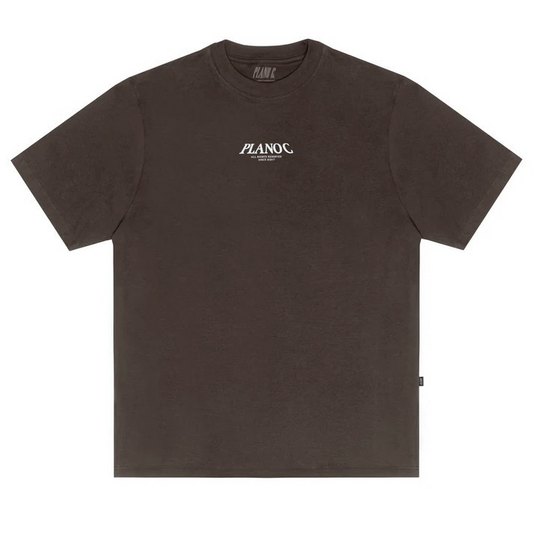 CAMISETA PLANO C - “VENDING MACHINE” BROWN