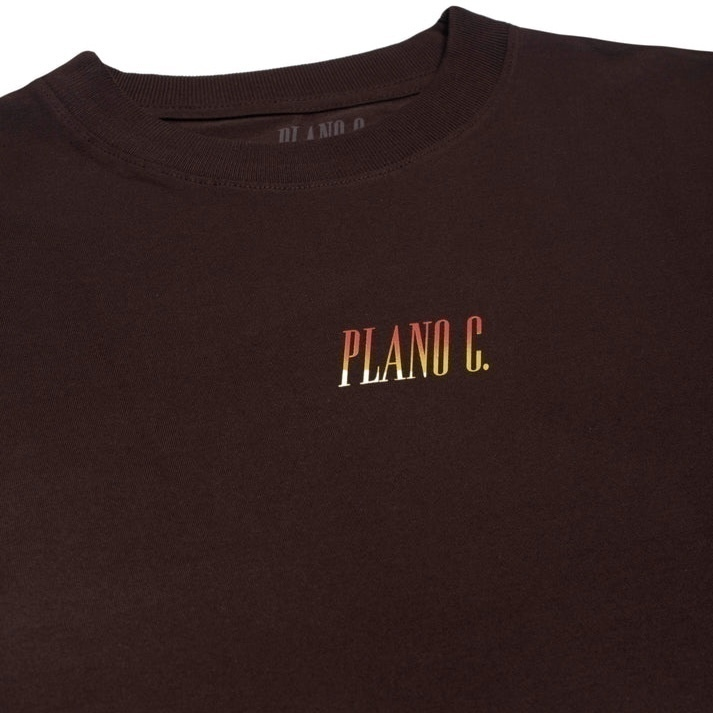 CAMISETA PLANO C - FLAMES BROWN