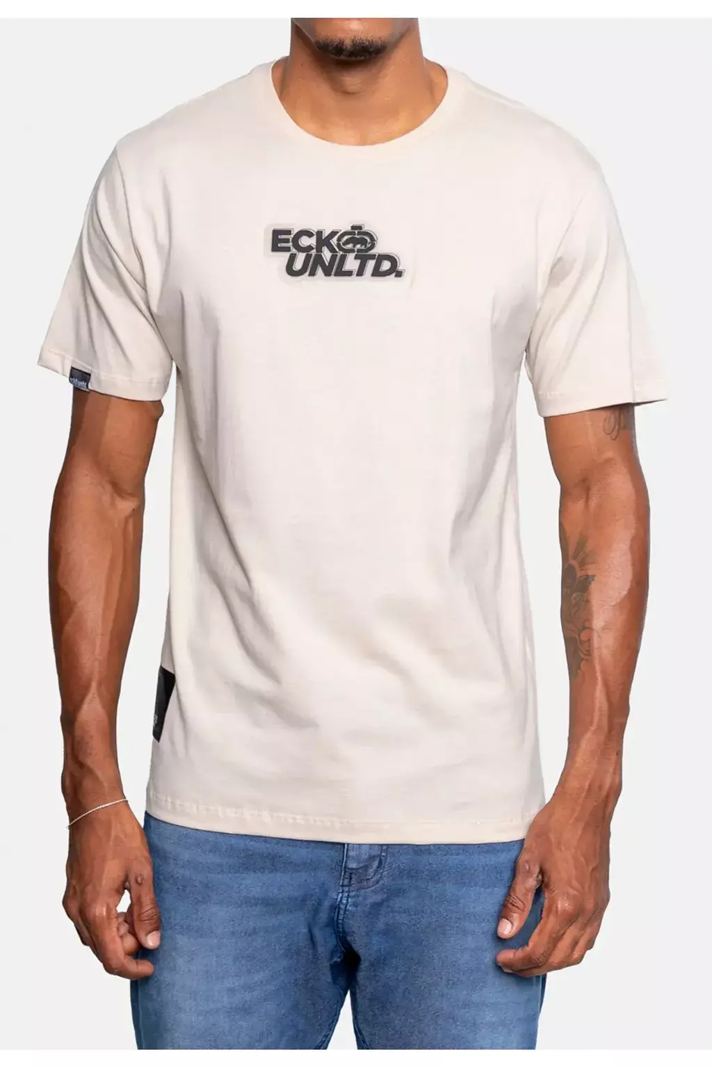 CAMISETA ECKO - OFF BEGE