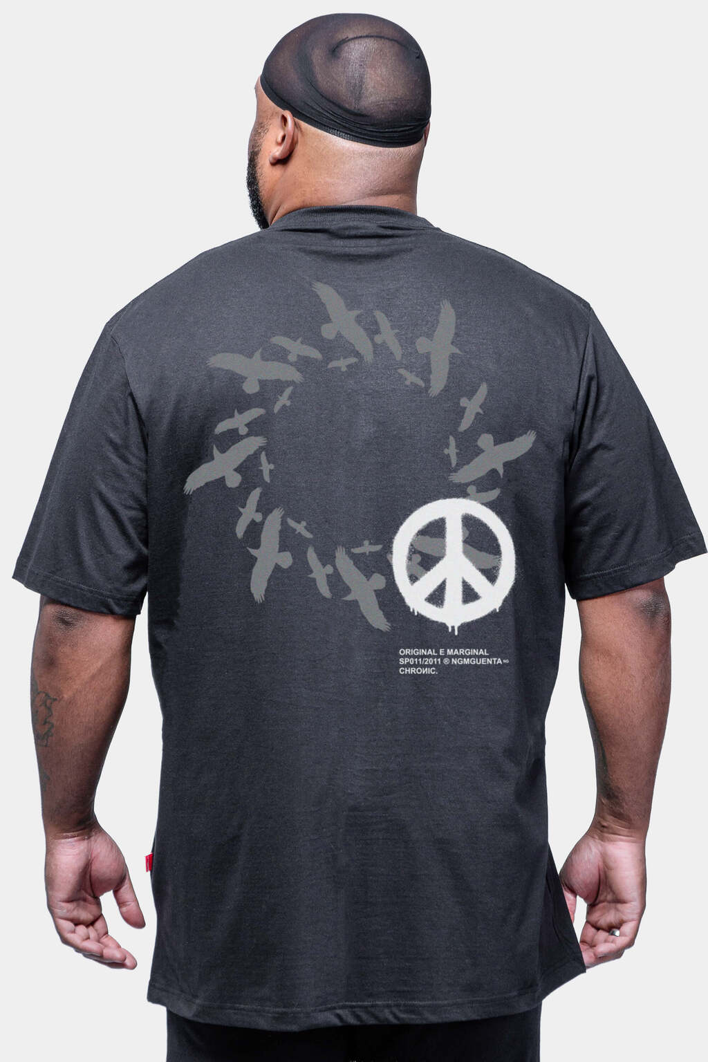 CAMISETA CHRONIC - GLOBAL ESSENCIAL PREMIUM PRETO