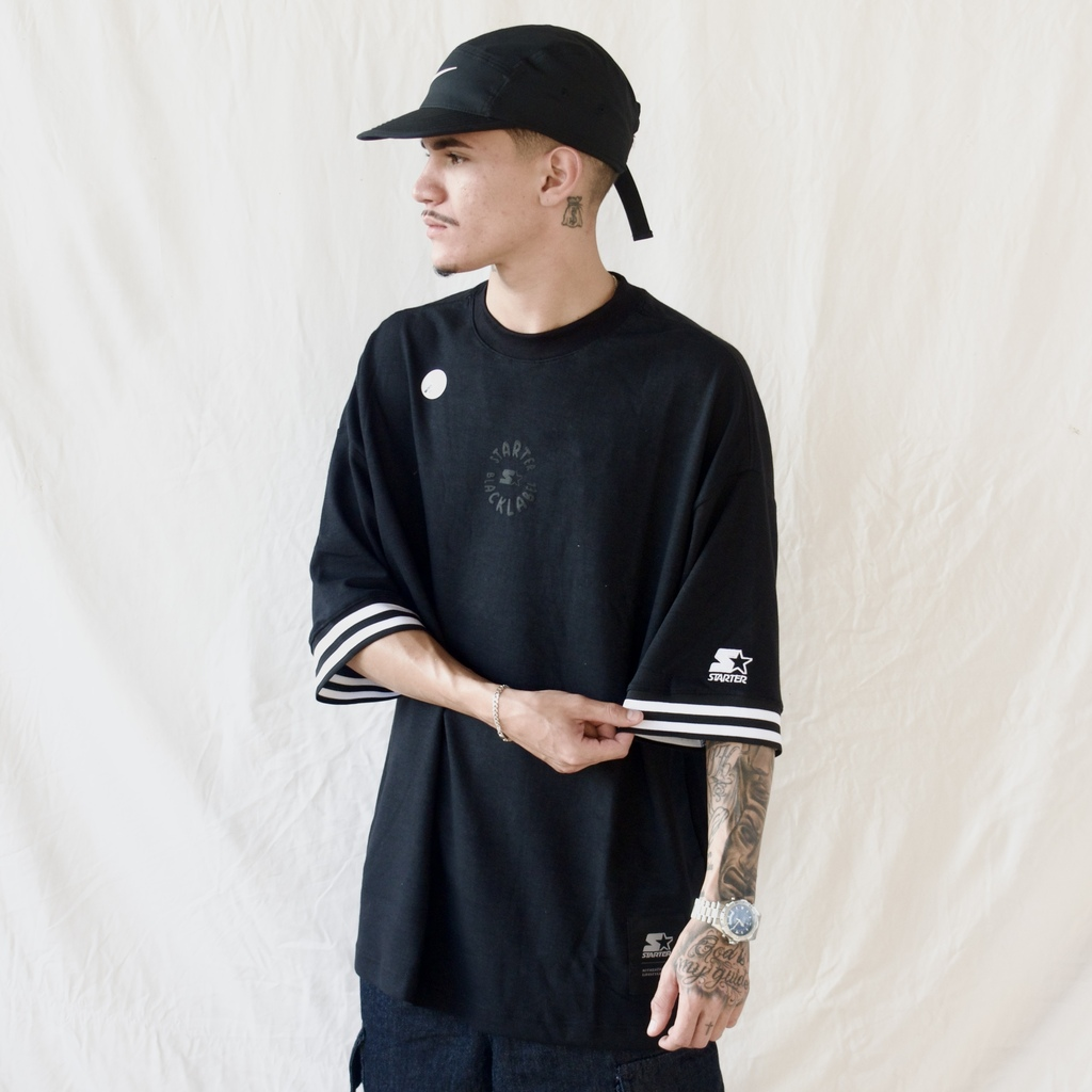 CAMISETA STARTER - OVER CONCEPT PRETO