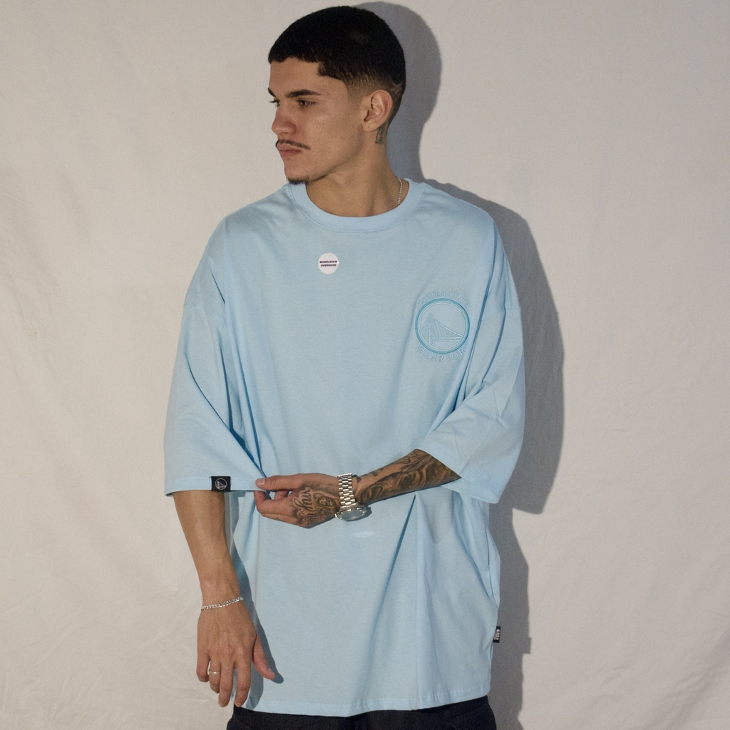 CAMISETA NBA - GOLDEN STATE WARRIORS BASIC AZUL