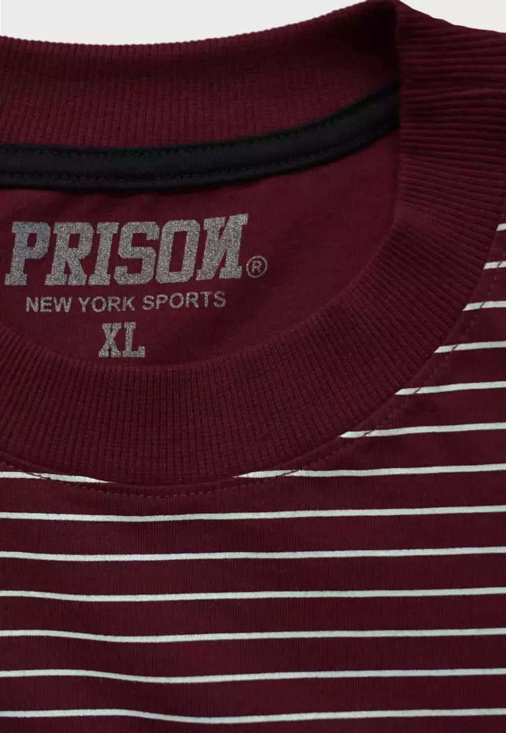 CAMISETA PRISON - STRIPED VINHO