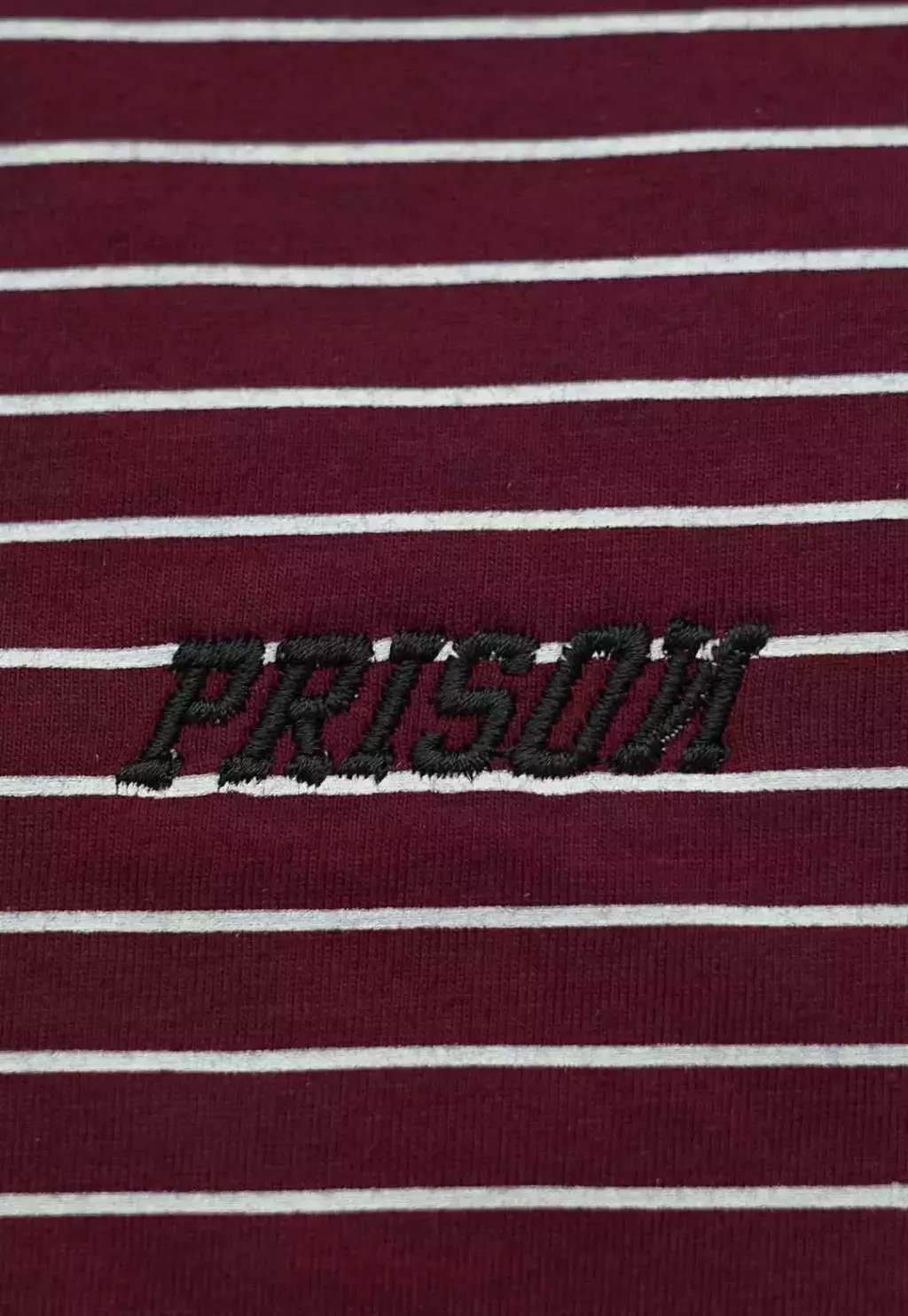 CAMISETA PRISON - STRIPED VINHO