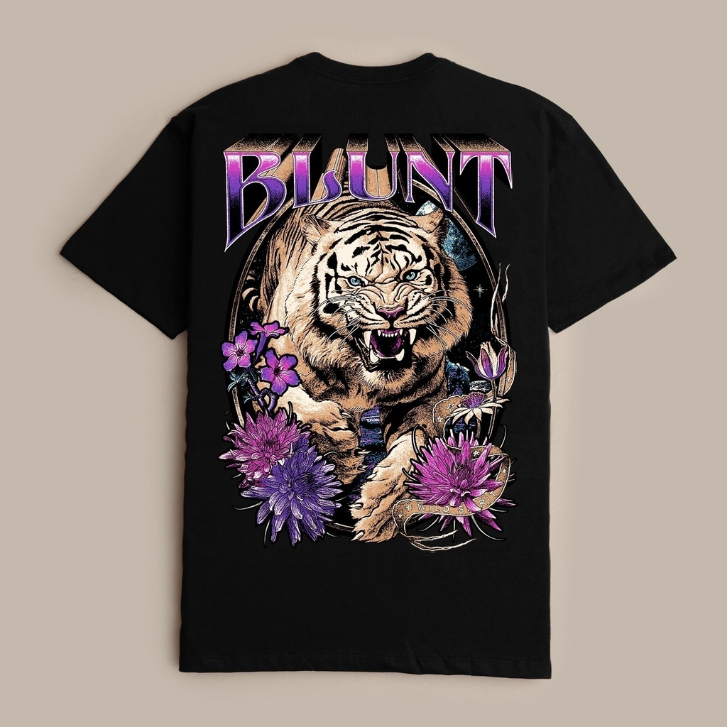 CAMISETA BLUNT- PREMIUM STRIPES PRETO