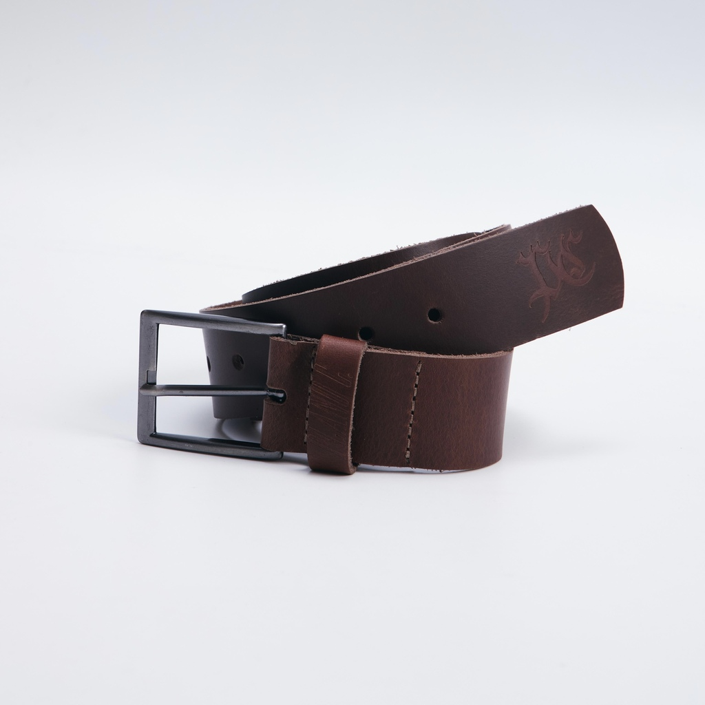 CINTO PLANO C - CLASSIC FOSSIL COURO CAPUCCINO