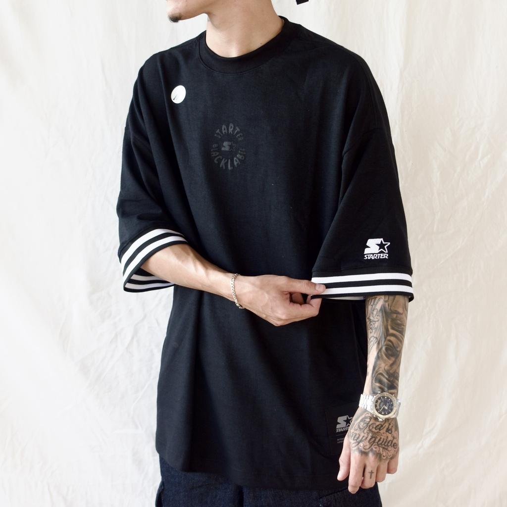 CAMISETA STARTER - OVER CONCEPT PRETO