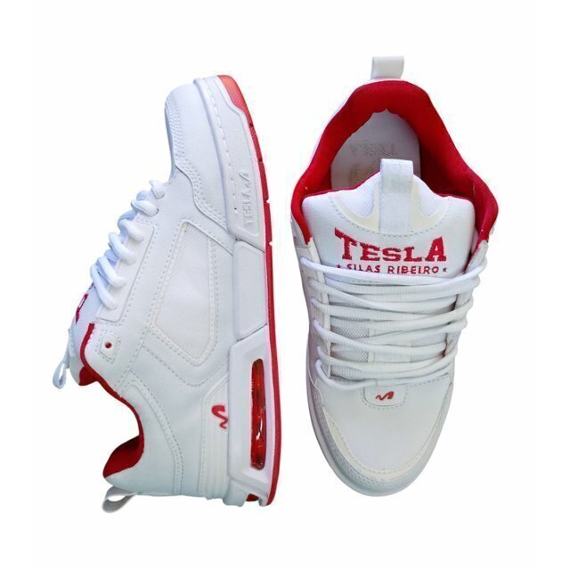 TÊNIS TESLA - PULSE WHITE RED