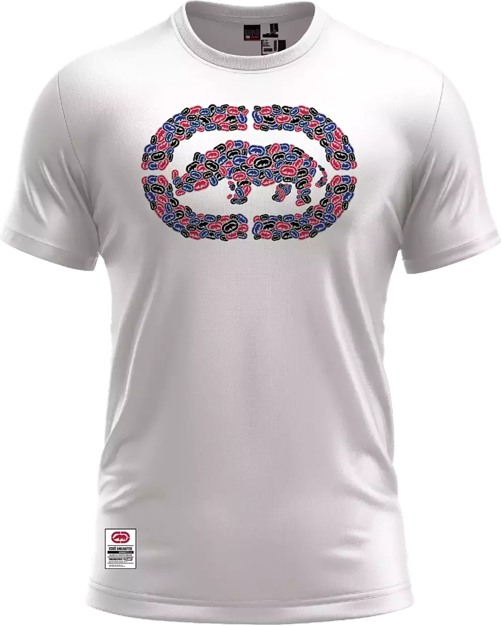CAMISETA ECKO - STICKERS ORIGINAL BRANCO