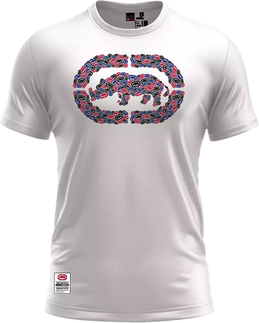 CAMISETA ECKO - STICKERS ORIGINAL BRANCO