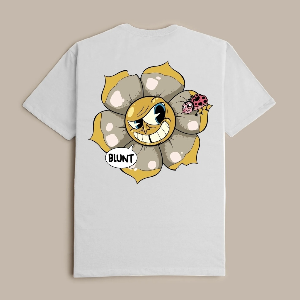 CAMISETA BLUNT - GRINNER BRANCO