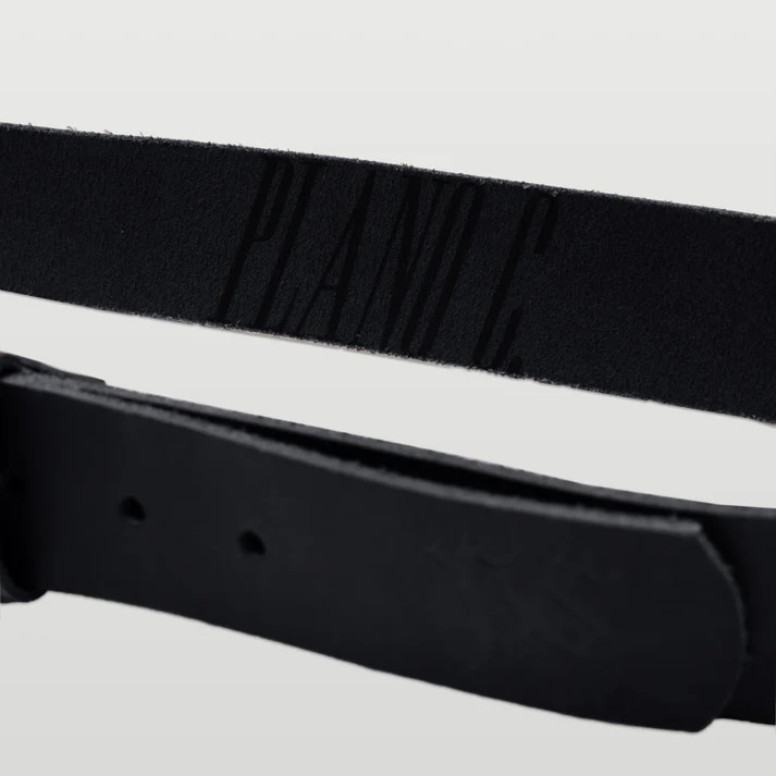 CINTO PLANO C - CLASSIC FOSSIL COURO BLACK