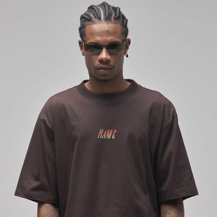 CAMISETA PLANO C - FLAMES BROWN