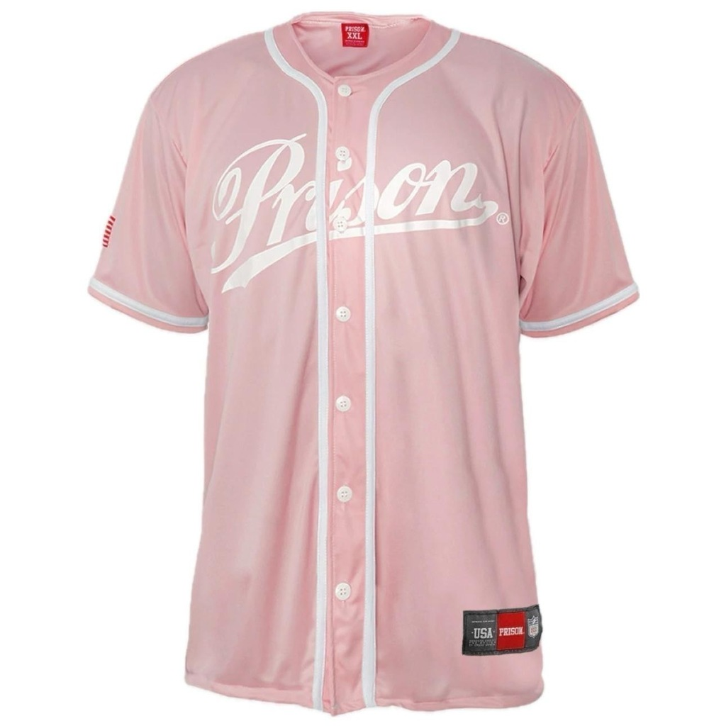 CAMISETA PRISON - BASEBALL LEAGUE ROSE