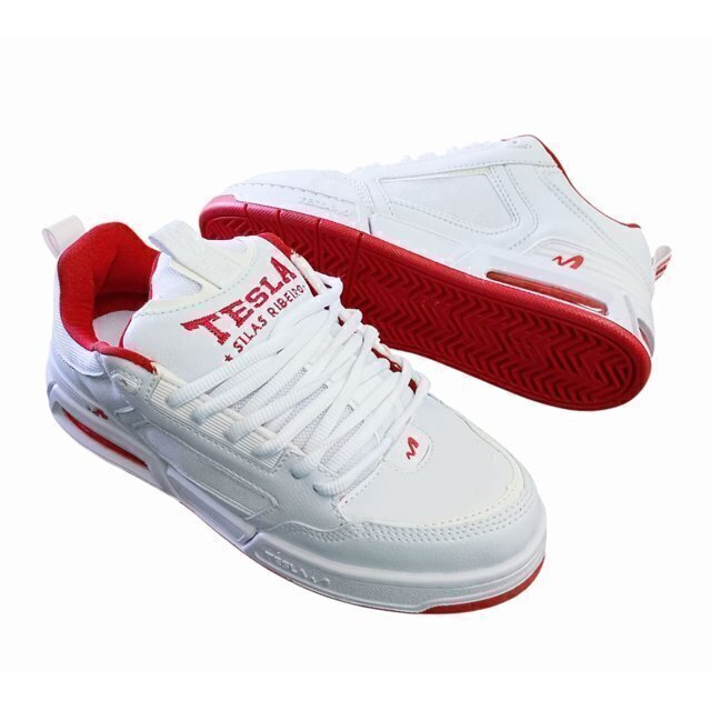 TÊNIS TESLA - PULSE WHITE RED