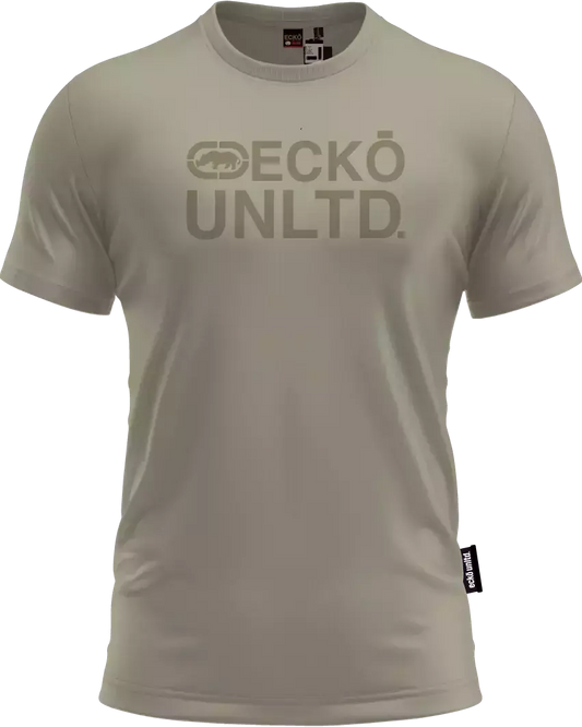 CAMISETA ECKO - RELEVO BEGE