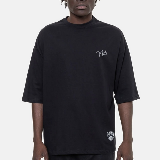 CAMISETA NBA - BROOKLYN NETS OVERSIZED PRETA