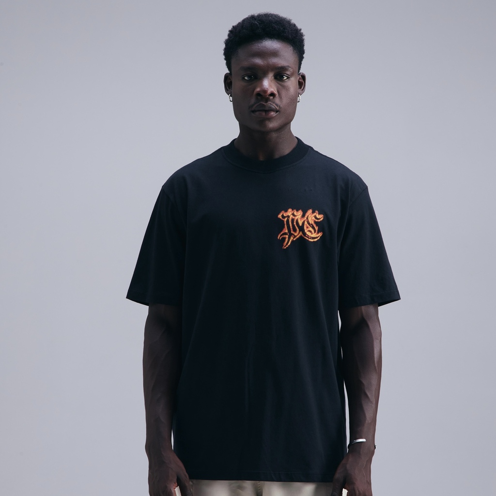 CAMISETA PLANO C - FLAMES BLACK