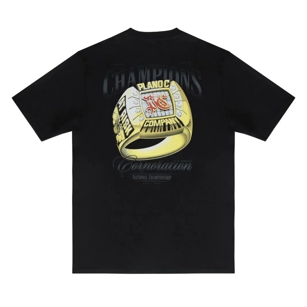 CAMISETA PLANO C - CHAMPIONS RING BLACK