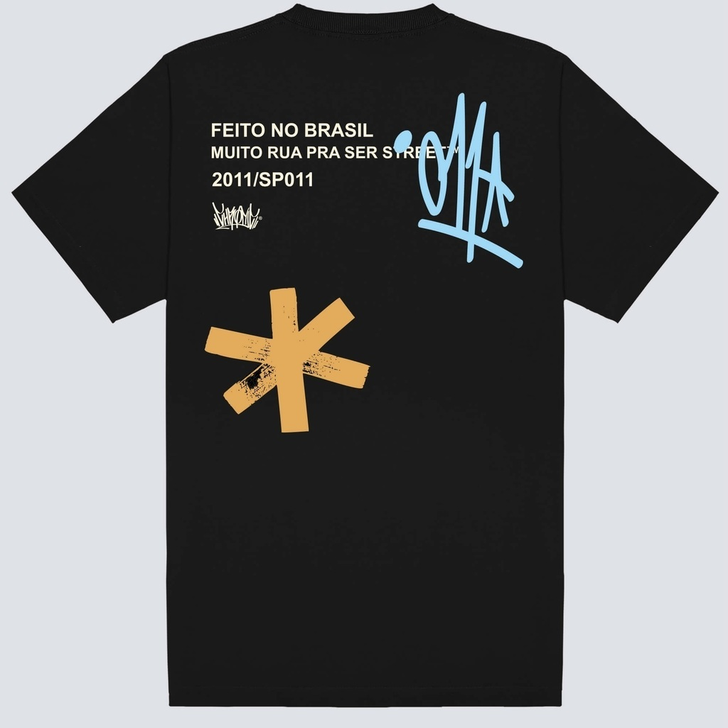 CAMISETA CHRONIC - MAR STREET PRETO