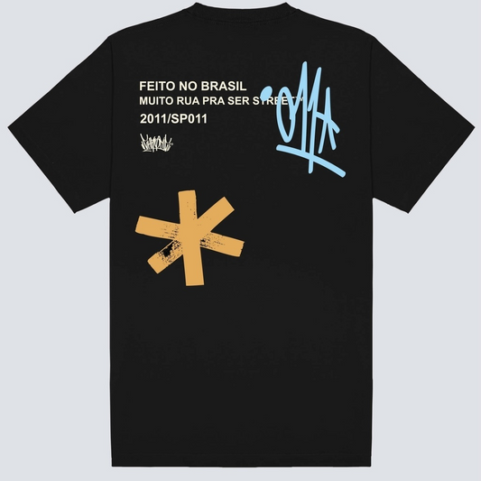 CAMISETA CHRONIC - MAR STREET PRETO