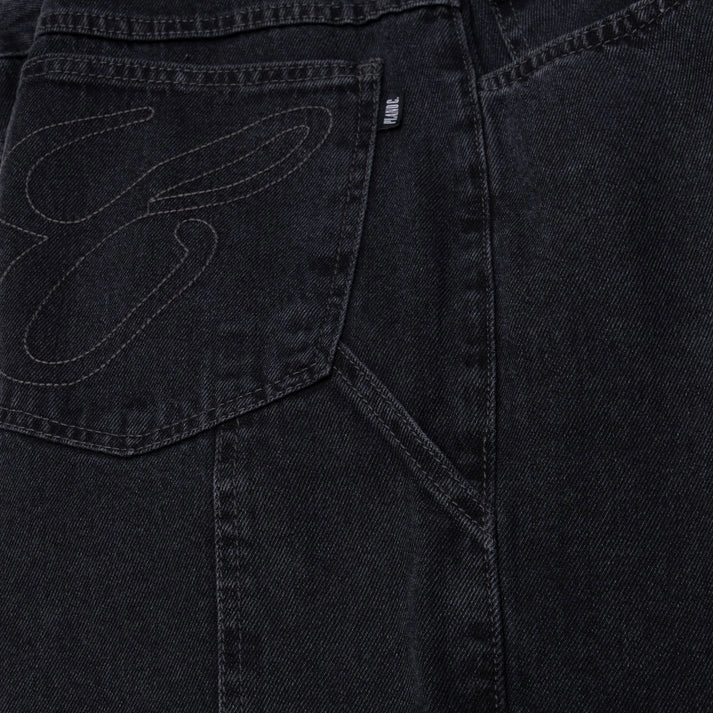 BERMUDA PLANO C - DENIM CARPETER BLACK