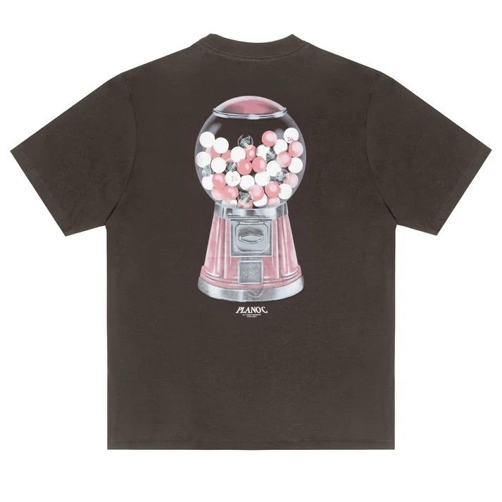 CAMISETA PLANO C - “VENDING MACHINE” BROWN