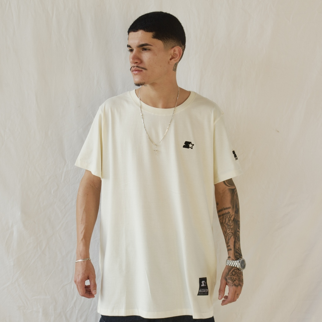 CAMISETA STARTER - BASIC AUTHENTIC OFF WHITE