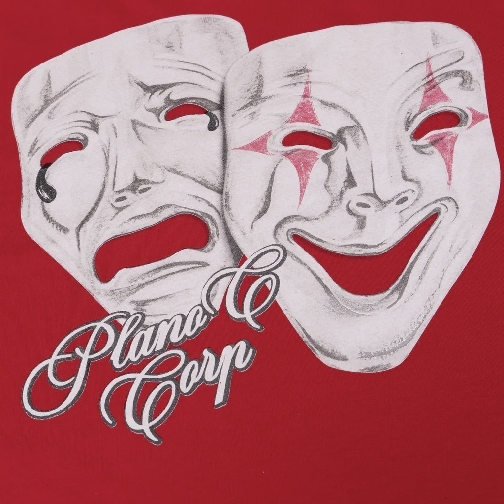 CAMISETA PLANO C - MASKS RED