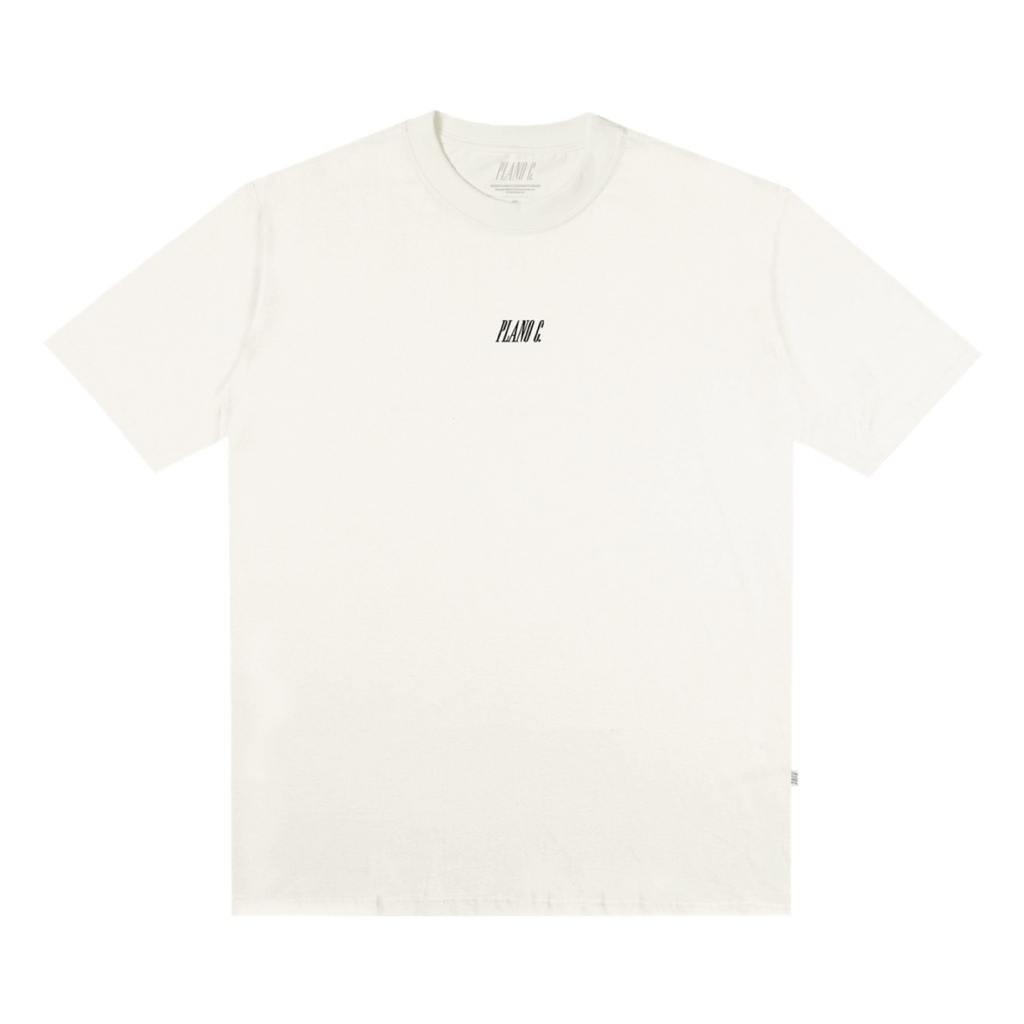 CAMISETA PLANO C - LOGO MARFIM