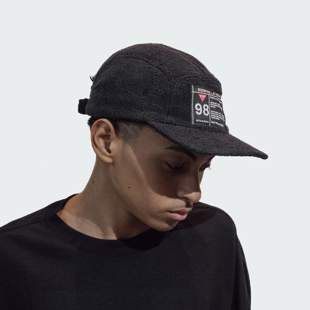 BONÉ SIEMPRE - TOALLA NEGRA