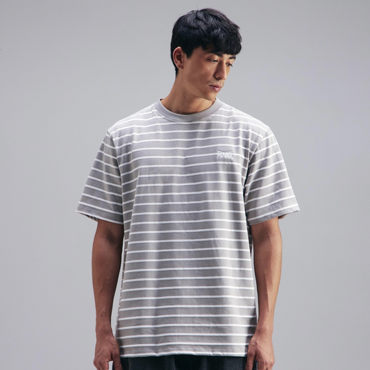 CAMISETA PLANO C - LISTRADA FLAME CINZA