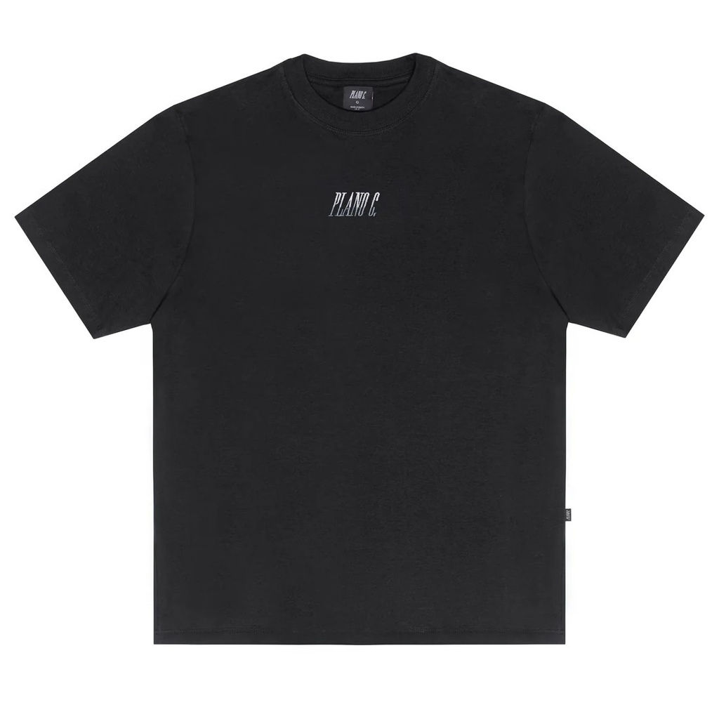 CAMISETA PLANO C - LOGO GRADIENT PRETO